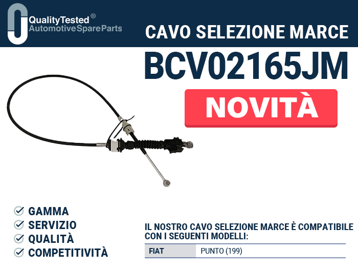 Nuovi Cavi Selezione Marce 